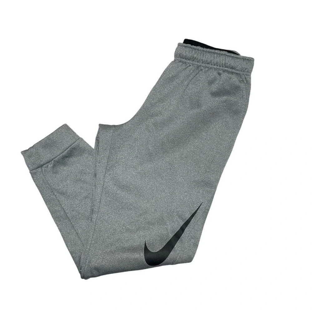 Nike Mens Therma-FIT Tapered Training Joggers Grey Heather Swoosh 932255-063‎